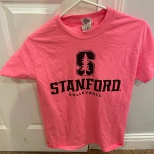 Stanford pink volleyball